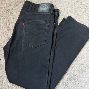 Levi's Men's Dark Gray Straight Jeans